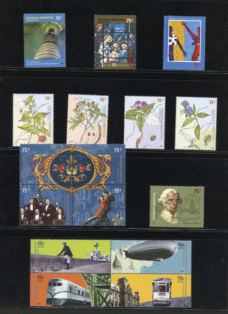 Lot 854 - Argentina general issues -  Guillermo Jalil - Philatino Auction # 2605 ARGENTINA: Very good selection of interesting lots with very low prices!