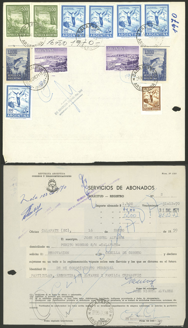 Lot 1182 - Argentina postal history - Guillermo Jalil - Philatino Auction # 2605 ARGENTINA: Very good selection of interesting lots with very low prices! Lot 1182 - Argentina postal history - Guillermo Jalil - Philatino Auction # 2605 ARGENTINA: Very good selection of interesting lots with very low prices!