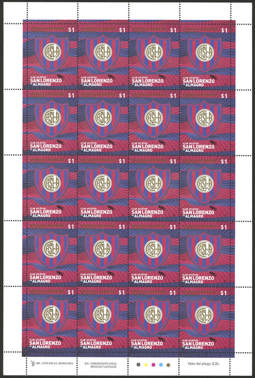 Lot 874 - Argentina general issues -  Guillermo Jalil - Philatino Auction # 2605 ARGENTINA: Very good selection of interesting lots with very low prices!