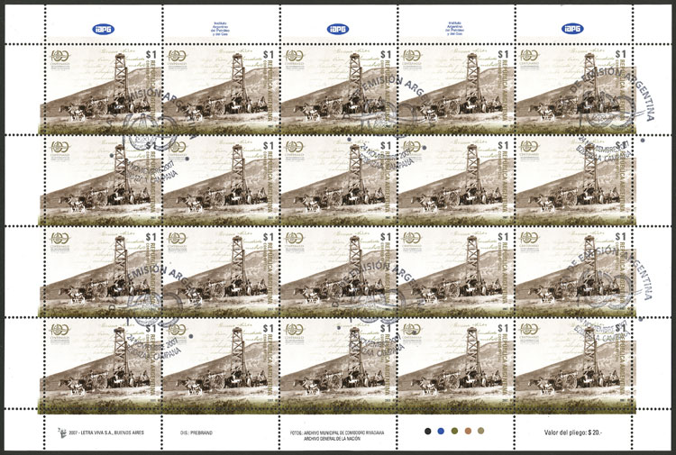Lot 875 - Argentina general issues -  Guillermo Jalil - Philatino Auction # 2605 ARGENTINA: Very good selection of interesting lots with very low prices!