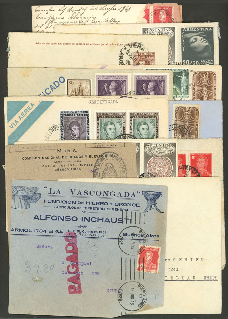 Lot 1137 - Argentina postal history - Guillermo Jalil - Philatino Auction # 2605 ARGENTINA: Very good selection of interesting lots with very low prices! Lot 1137 - Argentina postal history - Guillermo Jalil - Philatino Auction # 2605 ARGENTINA: Very good selection of interesting lots with very low prices!