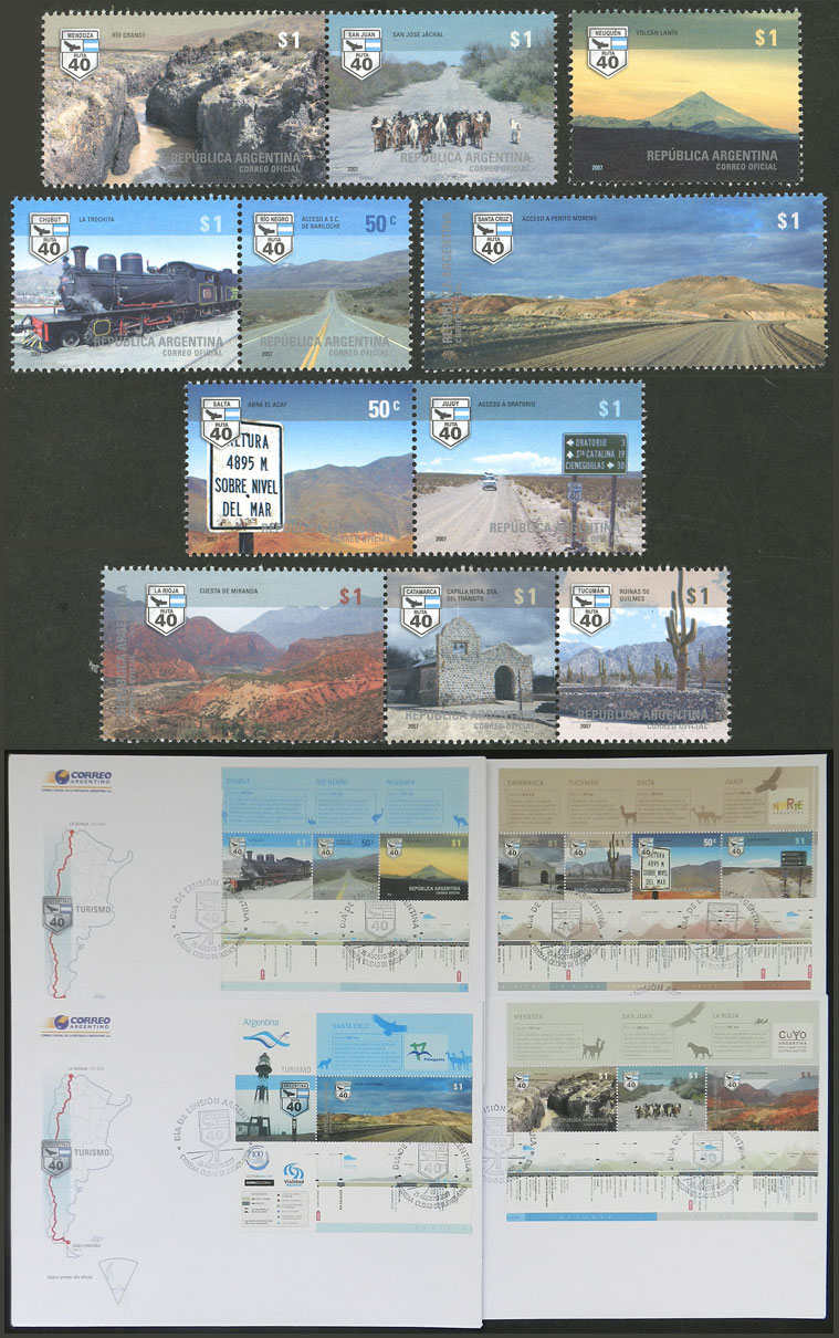 Lot 873 - Argentina general issues -  Guillermo Jalil - Philatino Auction # 2605 ARGENTINA: Very good selection of interesting lots with very low prices!