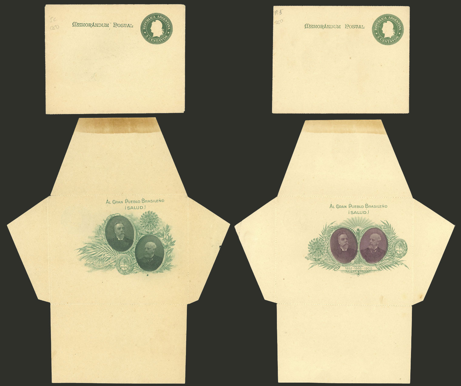 Lot 1049 - Argentina Postal stationery -  Guillermo Jalil - Philatino Auction # 2605 ARGENTINA: Very good selection of interesting lots with very low prices!