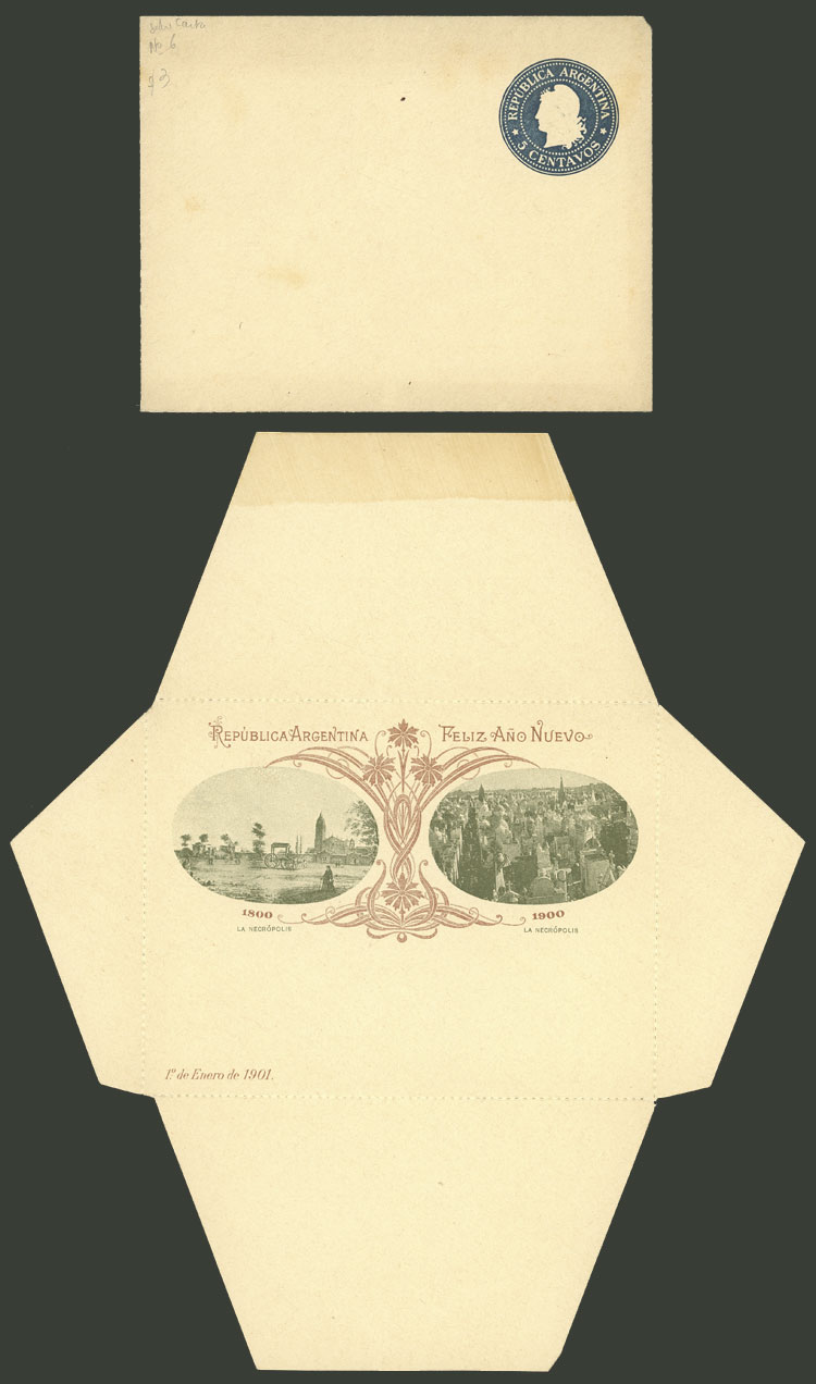 Lot 1050 - Argentina Postal stationery -  Guillermo Jalil - Philatino Auction # 2605 ARGENTINA: Very good selection of interesting lots with very low prices!