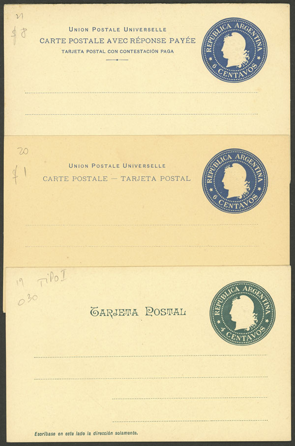 Lot 1072 - Argentina Postal stationery - Guillermo Jalil - Philatino Auction # 2605 ARGENTINA: Very good selection of interesting lots with very low prices! Lot 1072 - Argentina Postal stationery - Guillermo Jalil - Philatino Auction # 2605 ARGENTINA: Very good selection of interesting lots with very low prices!
