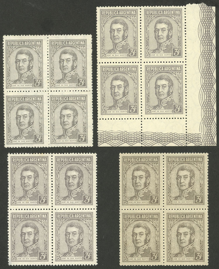 Lot 404 - Argentina general issues -  Guillermo Jalil - Philatino Auction # 2605 ARGENTINA: Very good selection of interesting lots with very low prices!