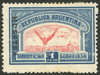 Lot 363 - Argentina general issues -  Guillermo Jalil - Philatino Auction # 2605 ARGENTINA: Very good selection of interesting lots with very low prices!