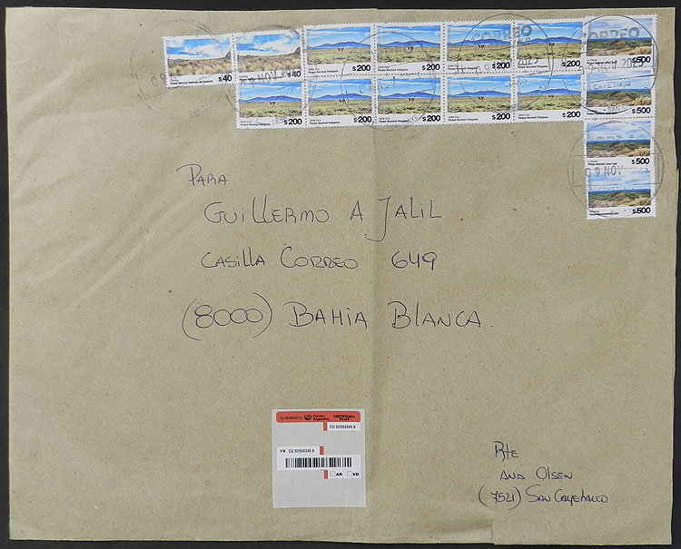 Lot 1204 - Argentina postal history - Guillermo Jalil - Philatino Auction # 2605 ARGENTINA: Very good selection of interesting lots with very low prices! Lot 1204 - Argentina postal history - Guillermo Jalil - Philatino Auction # 2605 ARGENTINA: Very good selection of interesting lots with very low prices!
