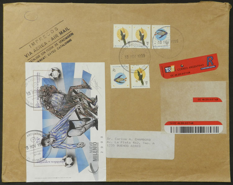 Lot 958 - Argentina souvenir sheets - Guillermo Jalil - Philatino Auction # 2605 ARGENTINA: Very good selection of interesting lots with very low prices! Lot 958 - Argentina souvenir sheets - Guillermo Jalil - Philatino Auction # 2605 ARGENTINA: Very good selection of interesting lots with very low prices!