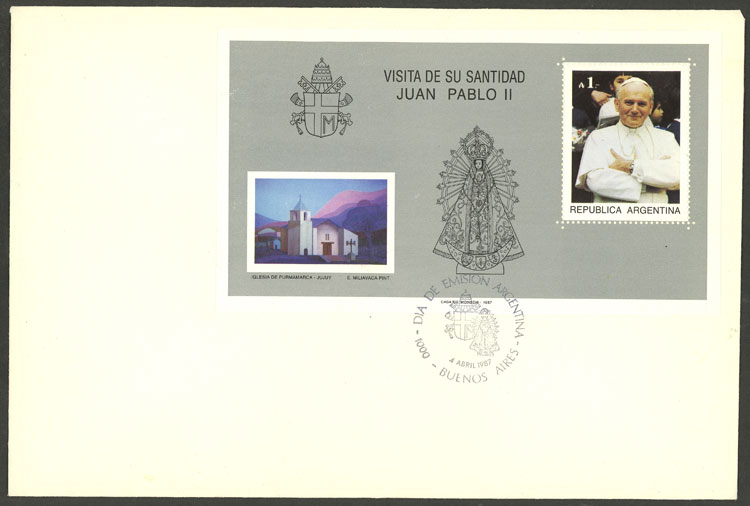 Lot 943 - Argentina souvenir sheets -  Guillermo Jalil - Philatino Auction # 2605 ARGENTINA: Very good selection of interesting lots with very low prices!