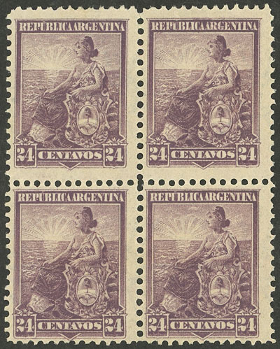 Lot 246 - Argentina general issues -  Guillermo Jalil - Philatino Auction # 2605 ARGENTINA: Very good selection of interesting lots with very low prices!