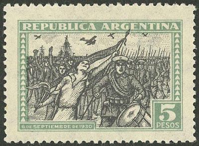 Lot 377 - Argentina general issues -  Guillermo Jalil - Philatino Auction # 2605 ARGENTINA: Very good selection of interesting lots with very low prices!