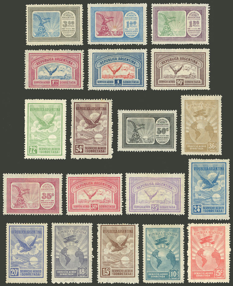 Lot 361 - Argentina general issues -  Guillermo Jalil - Philatino Auction # 2605 ARGENTINA: Very good selection of interesting lots with very low prices!