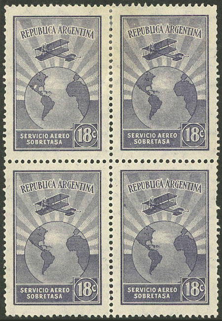 Lot 362 - Argentina general issues -  Guillermo Jalil - Philatino Auction # 2605 ARGENTINA: Very good selection of interesting lots with very low prices!