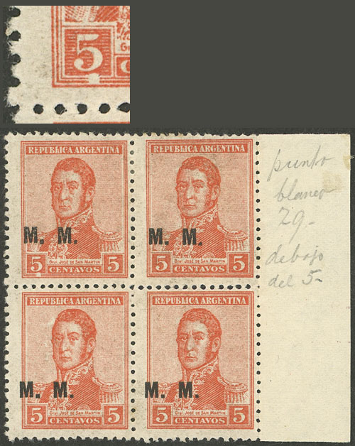 Lot 976 - Argentina official stamps -  Guillermo Jalil - Philatino Auction # 2605 ARGENTINA: Very good selection of interesting lots with very low prices!