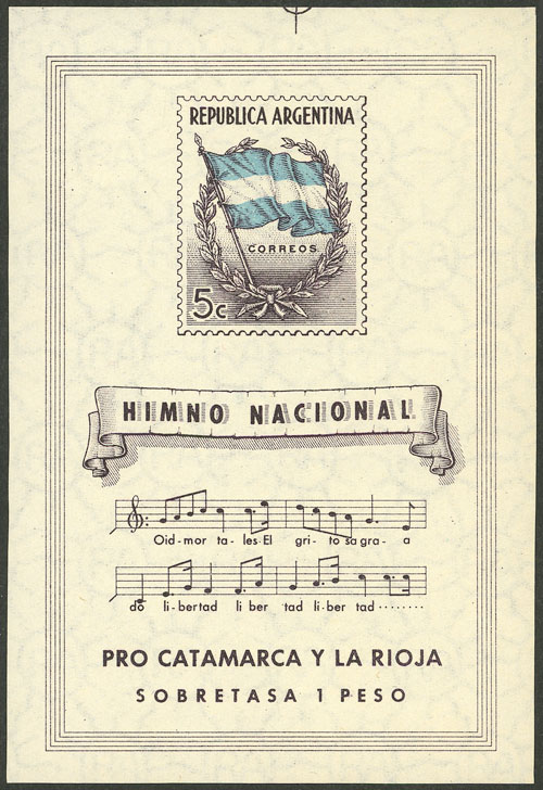 Lot 928 - Argentina souvenir sheets -  Guillermo Jalil - Philatino Auction # 2605 ARGENTINA: Very good selection of interesting lots with very low prices!