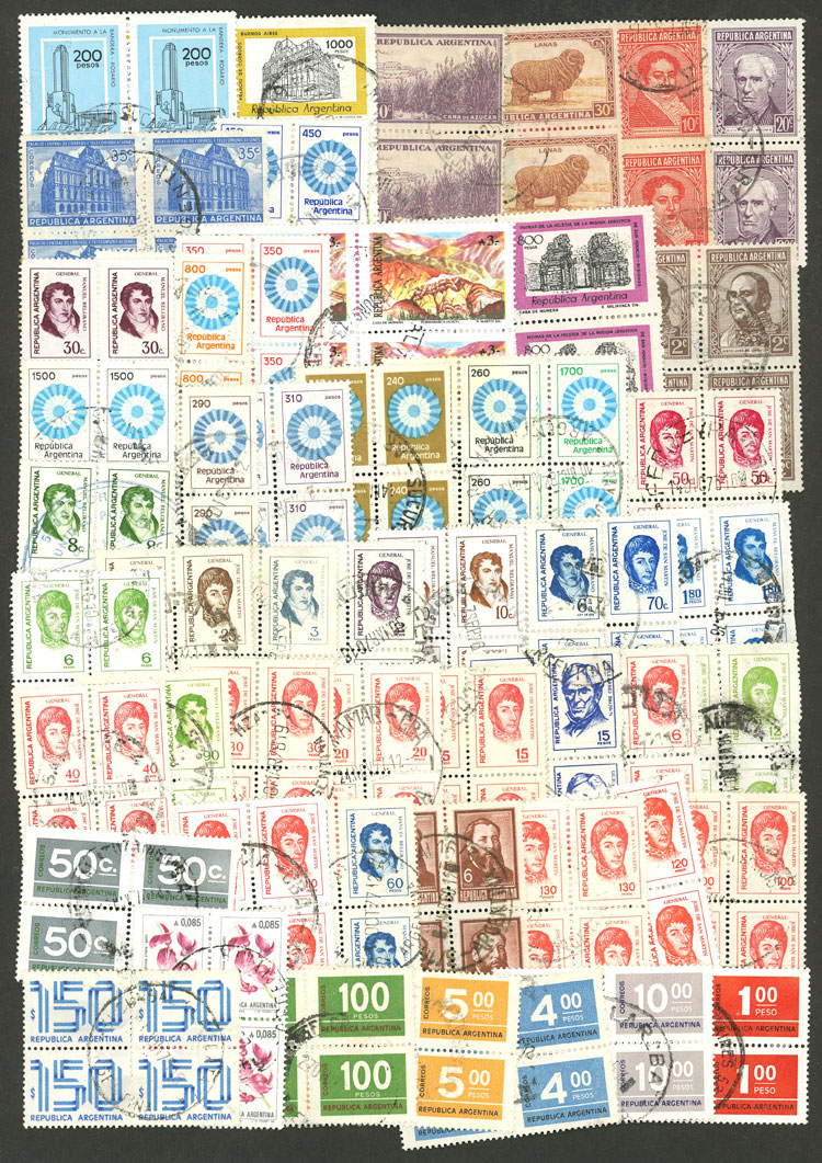 Lot 1212 - Argentina Lots and Collections - Guillermo Jalil - Philatino Auction # 2605 ARGENTINA: Very good selection of interesting lots with very low prices! Lot 1212 - Argentina Lots and Collections - Guillermo Jalil - Philatino Auction # 2605 ARGENTINA: Very good selection of interesting lots with very low prices!