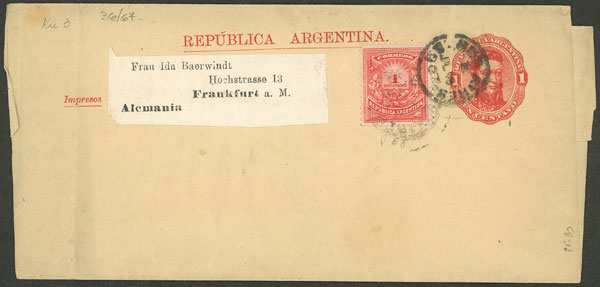Lot 1090 - Argentina postal history - Guillermo Jalil - Philatino Auction # 2605 ARGENTINA: Very good selection of interesting lots with very low prices! Lot 1090 - Argentina postal history - Guillermo Jalil - Philatino Auction # 2605 ARGENTINA: Very good selection of interesting lots with very low prices!