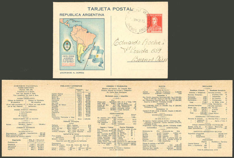 Lot 1074 - Argentina Postal stationery - Guillermo Jalil - Philatino Auction # 2605 ARGENTINA: Very good selection of interesting lots with very low prices! Lot 1074 - Argentina Postal stationery - Guillermo Jalil - Philatino Auction # 2605 ARGENTINA: Very good selection of interesting lots with very low prices!