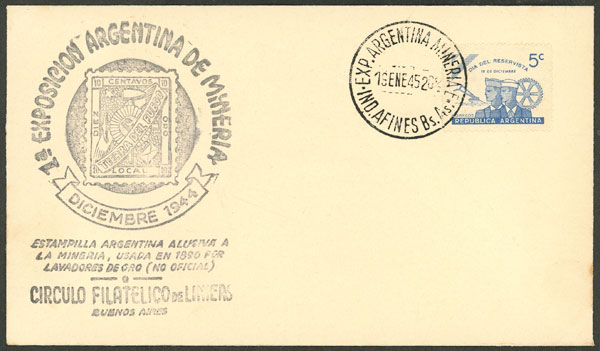 Lot 1157 - Argentina postal history - Guillermo Jalil - Philatino Auction # 2605 ARGENTINA: Very good selection of interesting lots with very low prices! Lot 1157 - Argentina postal history - Guillermo Jalil - Philatino Auction # 2605 ARGENTINA: Very good selection of interesting lots with very low prices!