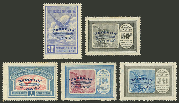 Lot 889 - Argentina airmail -  Guillermo Jalil - Philatino Auction # 2605 ARGENTINA: Very good selection of interesting lots with very low prices!