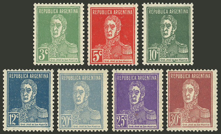 Lot 385 - Argentina general issues -  Guillermo Jalil - Philatino Auction # 2605 ARGENTINA: Very good selection of interesting lots with very low prices!