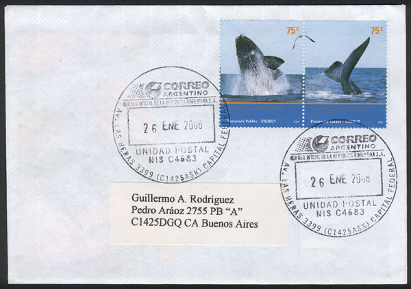 Lot 1084 - Argentina postal history - Guillermo Jalil - Philatino Auction # 2605 ARGENTINA: Very good selection of interesting lots with very low prices! Lot 1084 - Argentina postal history - Guillermo Jalil - Philatino Auction # 2605 ARGENTINA: Very good selection of interesting lots with very low prices!