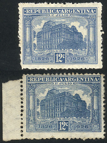 Lot 357 - Argentina general issues -  Guillermo Jalil - Philatino Auction # 2605 ARGENTINA: Very good selection of interesting lots with very low prices!