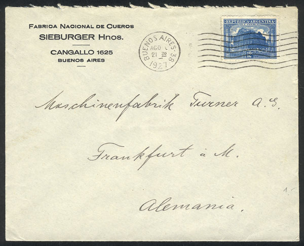 Lot 1136 - Argentina postal history - Guillermo Jalil - Philatino Auction # 2605 ARGENTINA: Very good selection of interesting lots with very low prices! Lot 1136 - Argentina postal history - Guillermo Jalil - Philatino Auction # 2605 ARGENTINA: Very good selection of interesting lots with very low prices!