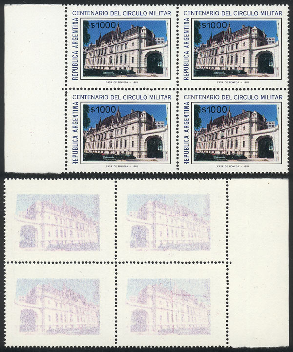 Lot 802 - Argentina general issues -  Guillermo Jalil - Philatino Auction # 2605 ARGENTINA: Very good selection of interesting lots with very low prices!