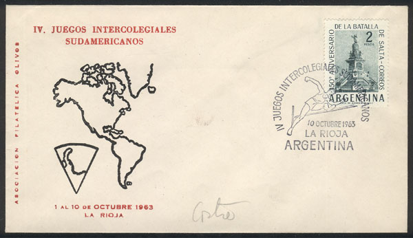 Lot 1176 - Argentina postal history - Guillermo Jalil - Philatino Auction # 2605 ARGENTINA: Very good selection of interesting lots with very low prices! Lot 1176 - Argentina postal history - Guillermo Jalil - Philatino Auction # 2605 ARGENTINA: Very good selection of interesting lots with very low prices!