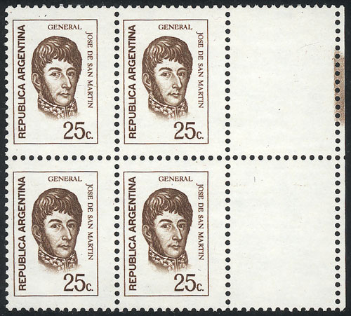 Lot 758 - Argentina general issues -  Guillermo Jalil - Philatino Auction # 2605 ARGENTINA: Very good selection of interesting lots with very low prices!