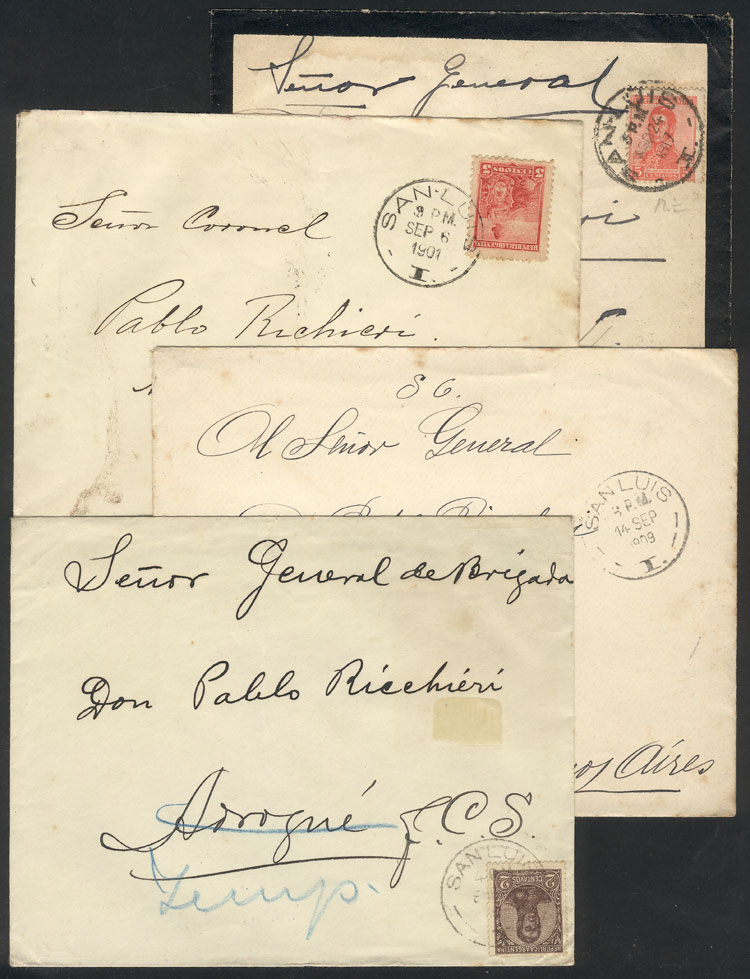 Lot 1108 - Argentina postal history -  Guillermo Jalil - Philatino Auction # 2605 ARGENTINA: Very good selection of interesting lots with very low prices!