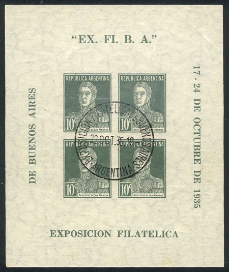 Lot 922 - Argentina souvenir sheets - Guillermo Jalil - Philatino Auction # 2605 ARGENTINA: Very good selection of interesting lots with very low prices! Lot 922 - Argentina souvenir sheets - Guillermo Jalil - Philatino Auction # 2605 ARGENTINA: Very good selection of interesting lots with very low prices!