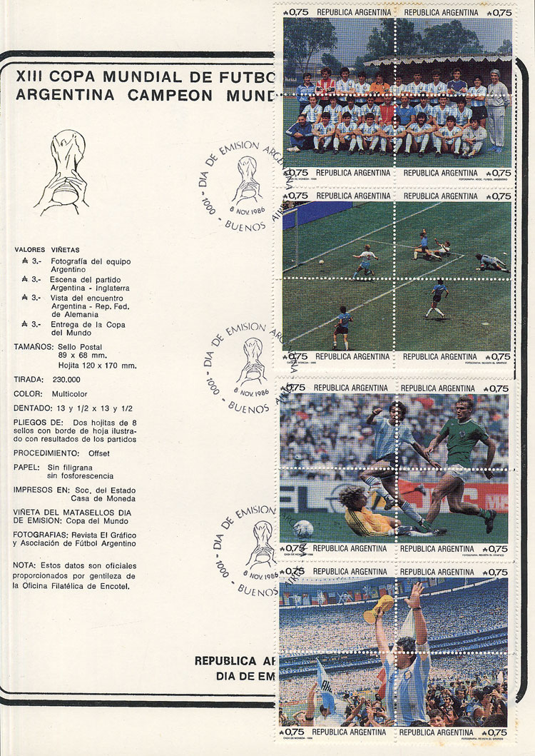 Lot 816 - Argentina general issues -  Guillermo Jalil - Philatino Auction # 2605 ARGENTINA: Very good selection of interesting lots with very low prices!