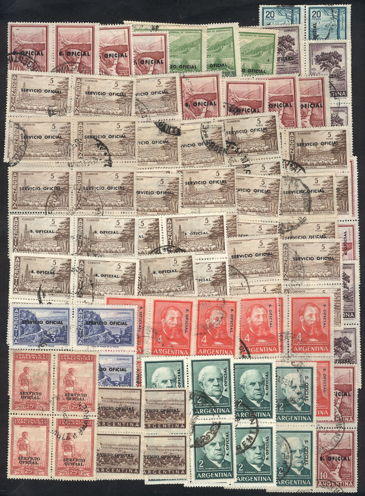 Lot 1107 - Argentina official stamps - Guillermo Jalil - Philatino Auction # 2608 ARGENTINA: General auction including rarities, varieties and much more! Lot 1107 - Argentina official stamps - Guillermo Jalil - Philatino Auction # 2608 ARGENTINA: General auction including rarities, varieties and much more!