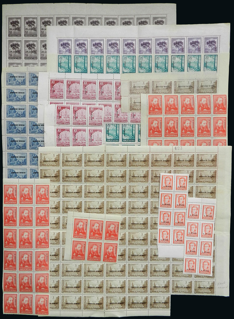 Lot 1111 - Argentina official stamps - Guillermo Jalil - Philatino Auction # 2608 ARGENTINA: General auction including rarities, varieties and much more! Lot 1111 - Argentina official stamps - Guillermo Jalil - Philatino Auction # 2608 ARGENTINA: General auction including rarities, varieties and much more!
