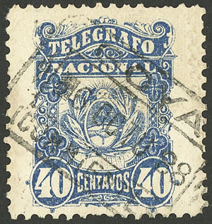 Lot 1114 - Argentina telegraph stamps - Guillermo Jalil - Philatino Auction # 2608 ARGENTINA: General auction including rarities, varieties and much more! Lot 1114 - Argentina telegraph stamps - Guillermo Jalil - Philatino Auction # 2608 ARGENTINA: General auction including rarities, varieties and much more!