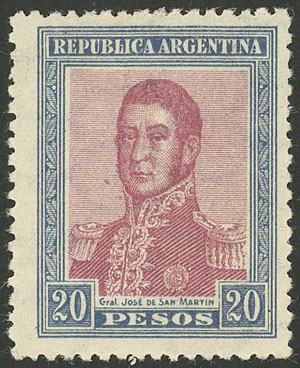 Lot 394 - Argentina general issues - Guillermo Jalil - Philatino Auction # 2608 ARGENTINA: General auction including rarities, varieties and much more! Lot 394 - Argentina general issues - Guillermo Jalil - Philatino Auction # 2608 ARGENTINA: General auction including rarities, varieties and much more!