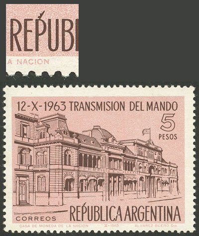Lot 783 - Argentina general issues - Guillermo Jalil - Philatino Auction # 2608 ARGENTINA: General auction including rarities, varieties and much more! Lot 783 - Argentina general issues - Guillermo Jalil - Philatino Auction # 2608 ARGENTINA: General auction including rarities, varieties and much more!