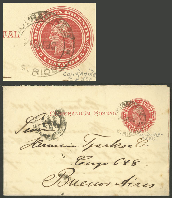 Lot 1221 - Argentina postal history -  Guillermo Jalil - Philatino Auction # 2608 ARGENTINA: General auction including rarities, varieties and much more!