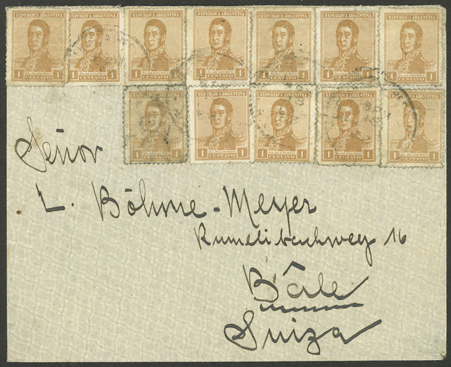 Lot 1230 - Argentina postal history -  Guillermo Jalil - Philatino Auction # 2608 ARGENTINA: General auction including rarities, varieties and much more!