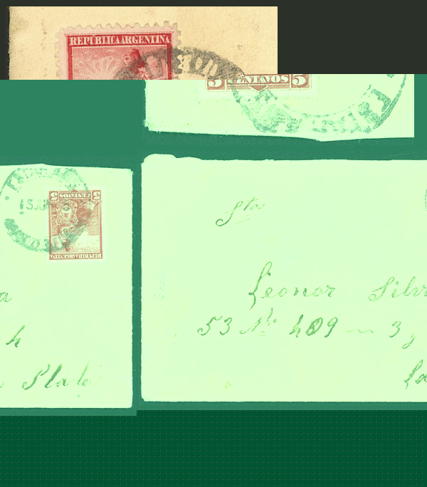 Lot 1222 - Argentina postal history -  Guillermo Jalil - Philatino Auction # 2608 ARGENTINA: General auction including rarities, varieties and much more!