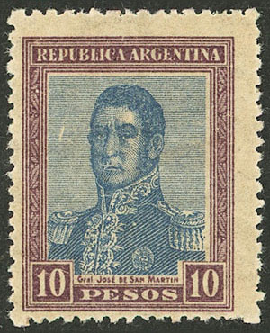 Lot 391 - Argentina general issues - Guillermo Jalil - Philatino Auction # 2608 ARGENTINA: General auction including rarities, varieties and much more! Lot 391 - Argentina general issues - Guillermo Jalil - Philatino Auction # 2608 ARGENTINA: General auction including rarities, varieties and much more!