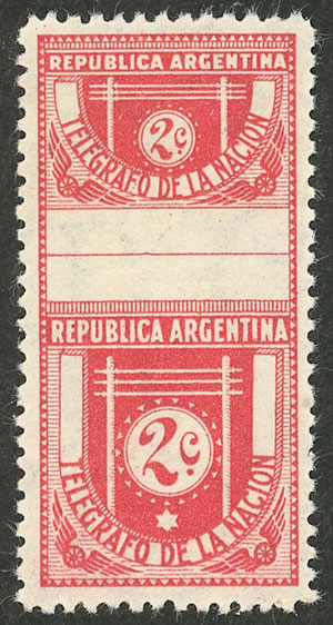 Lot 1119 - Argentina telegraph stamps - Guillermo Jalil - Philatino Auction # 2608 ARGENTINA: General auction including rarities, varieties and much more! Lot 1119 - Argentina telegraph stamps - Guillermo Jalil - Philatino Auction # 2608 ARGENTINA: General auction including rarities, varieties and much more!