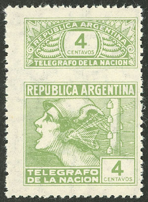 Lot 1117 - Argentina telegraph stamps - Guillermo Jalil - Philatino Auction # 2608 ARGENTINA: General auction including rarities, varieties and much more! Lot 1117 - Argentina telegraph stamps - Guillermo Jalil - Philatino Auction # 2608 ARGENTINA: General auction including rarities, varieties and much more!