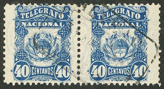 Lot 1113 - Argentina telegraph stamps - Guillermo Jalil - Philatino Auction # 2608 ARGENTINA: General auction including rarities, varieties and much more! Lot 1113 - Argentina telegraph stamps - Guillermo Jalil - Philatino Auction # 2608 ARGENTINA: General auction including rarities, varieties and much more!