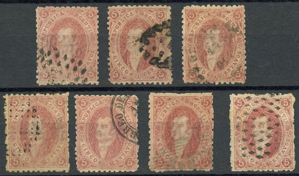 Lot 4 - Argentina rivadavia - Guillermo Jalil - Philatino Auction # 2610 ARGENTINA: Selection of Lot 4 - Argentina rivadavia - Guillermo Jalil - Philatino Auction # 2610 ARGENTINA: Selection of