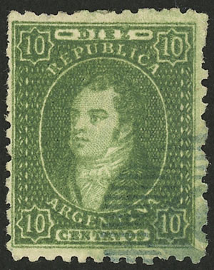 Lot 26 - Argentina rivadavia -  Guillermo Jalil - Philatino Auction # 2610 ARGENTINA: Selection of 