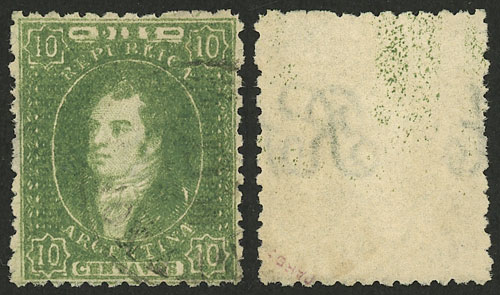 Lot 30 - Argentina rivadavia -  Guillermo Jalil - Philatino Auction # 2610 ARGENTINA: Selection of 